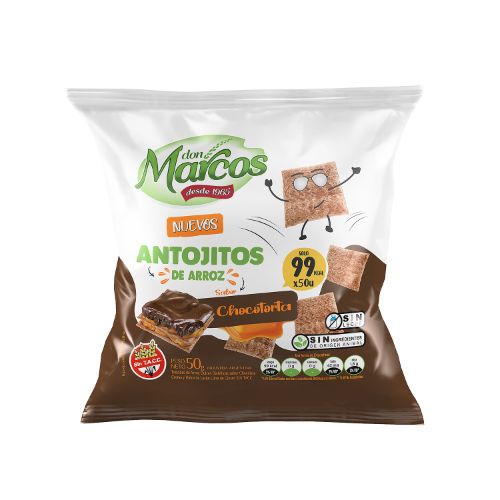 DON MARCOS ANTOJITOS DE ARROZ CHOCOLATE *50 GR.