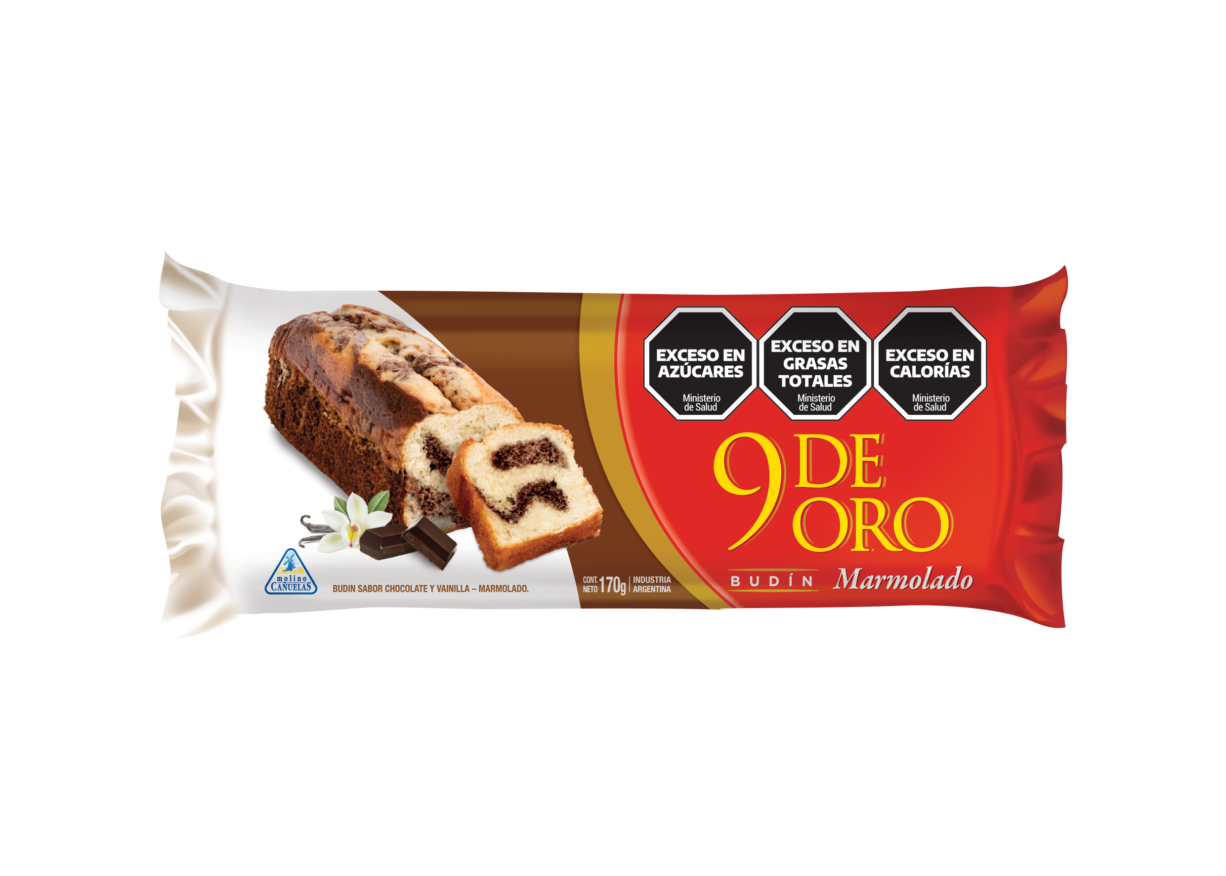 9 DE ORO BUDIN MARMOLADO *170 GR.