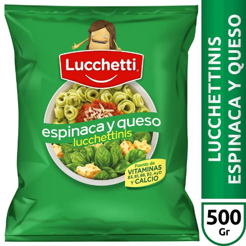 LUCCHETTI LUCCHETTINIS ESPINACA/QUESO *500 GR.