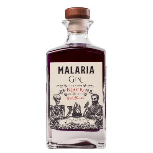 MALARIA GIN BLACK (FRUTOS ROJOS) *700 ML