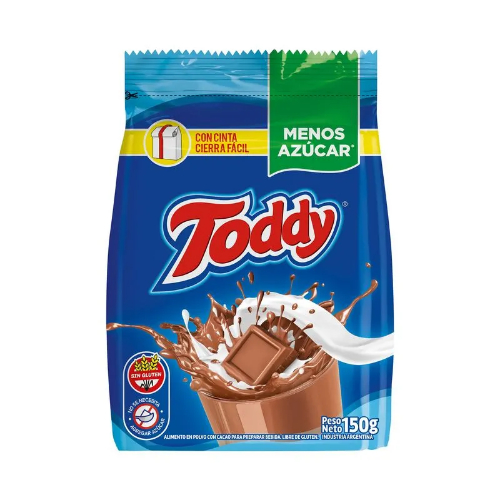 TODDY POLVO CHOCOLATE S/AZUCAR LIBRE DE SELLOS *150 GR.