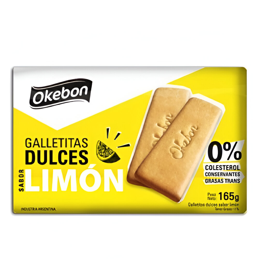 OKEBON GALLETITA DULCE SABOR LIMON *165 GR