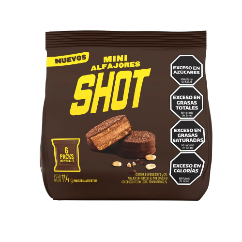 TERRABUSI MINI ALFAJOR SHOT *114 GR