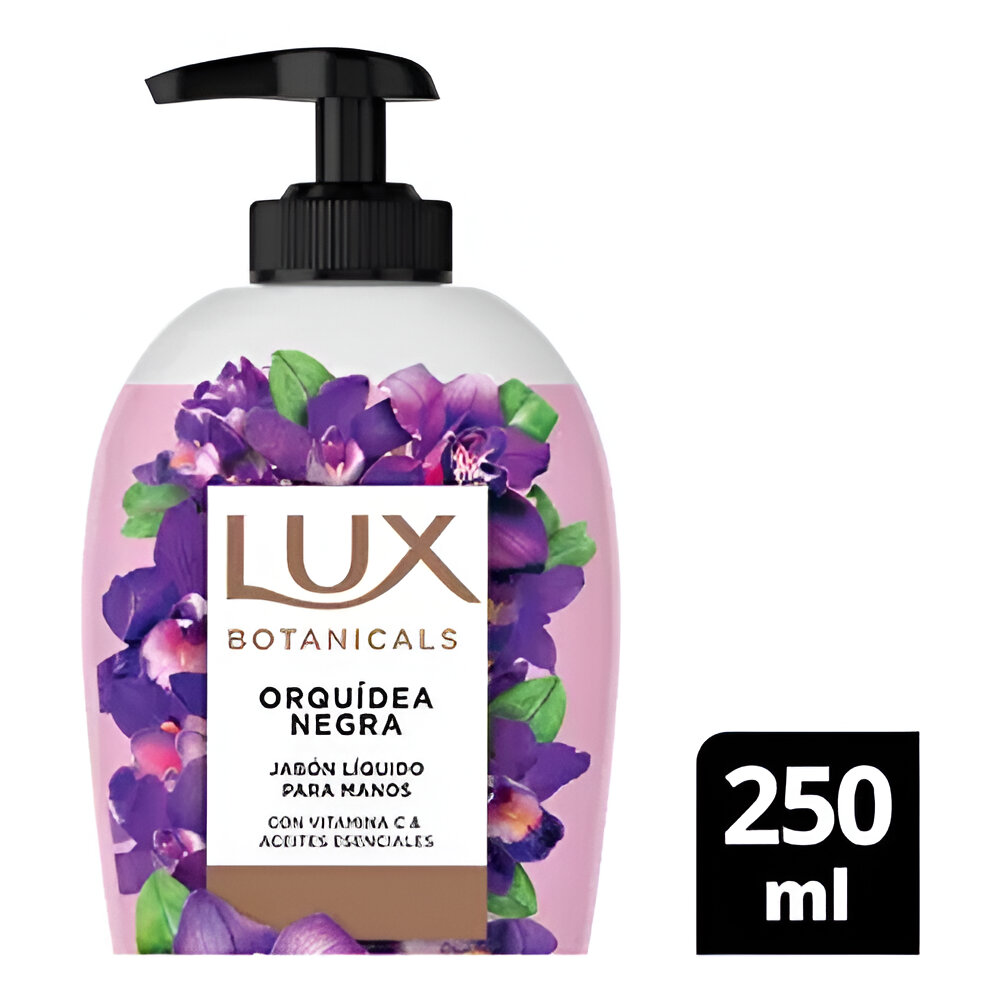 LUX BOTANIC JABON LIQ. P/MANOS ORQUIDEA NEGRA *250 ML.