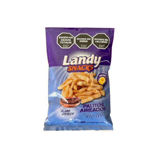 LANDY PALITOS AIREADOS SABOR ASADO CRIOLLO *90 GR