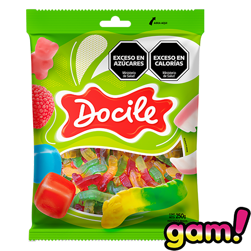 DOCILE GELATINES CULEBRITAS *250 GR