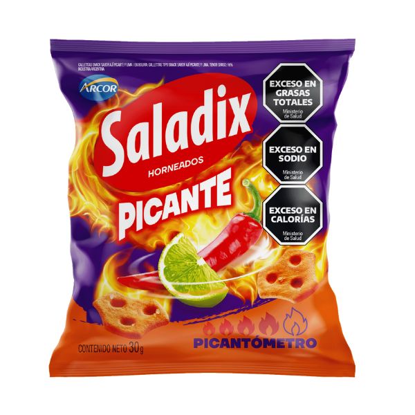 ARCOR SALADIX PICANTE 6*30 GR.