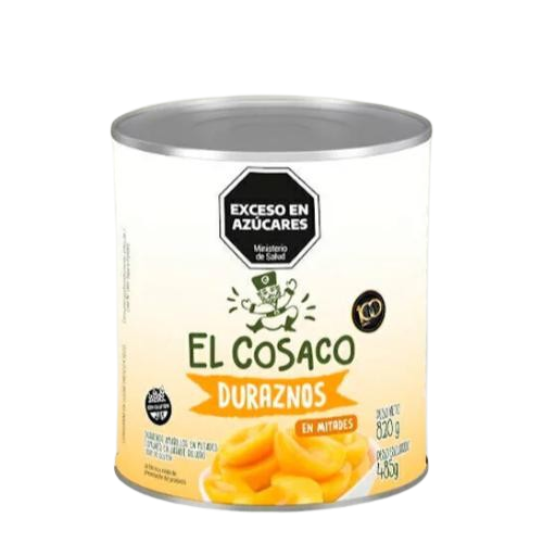 COSACO DURAZNOS EN MITADES (LATA) *820 GR.