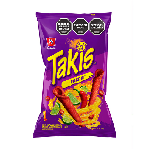 TAKIS SNACK FUEGO *140 GR.