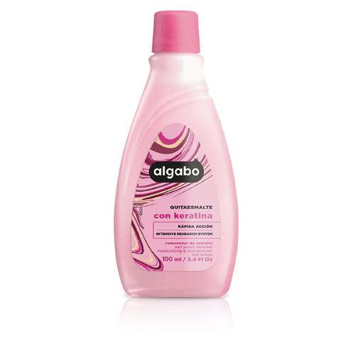 ALGABO QUITAESMALTE C/KERATINA *100 ML.