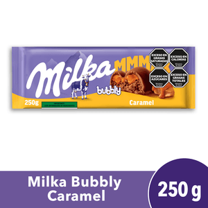 MILKA TABLETA AIREADO BUBBLY CARAMEL *250 GR.