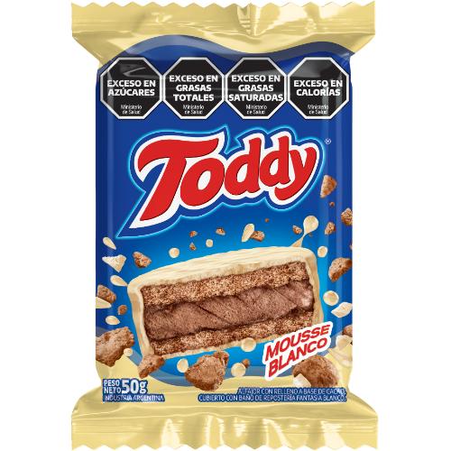 TODDY ALFAJOR MOUSSE BLANCO 6*50 GR.
