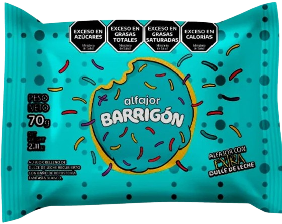 BARRIGON ALFAJOR BLANCO 10*70 GR.