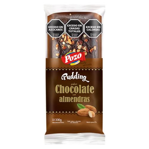 POZO PUDDING CHOCOLATE C/ALMENDRAS *300 GR.