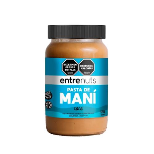 ENTRE NUTS PASTA DE MANI C/COCO *370 GR.