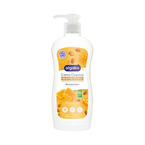 ALGABO CREMA CORPORAL C/MIEL Y ALMENDRAS *400 ML.