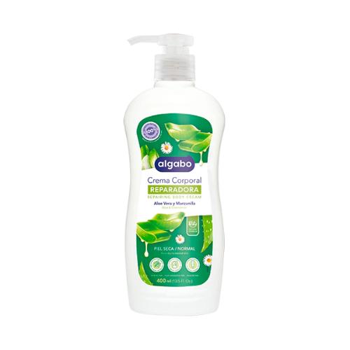 ALGABO CREMA CORPORAL C/ALOE Y MANZANILLA *400 ML.