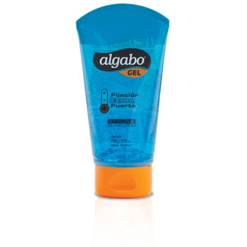 ALGABO GEL CAPILAR 4 FIJACION FUERTE (POMO) AZUL*150GR.