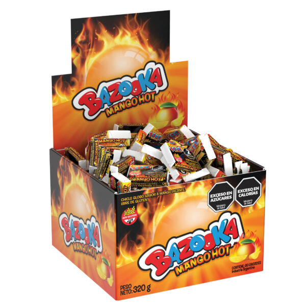 STANI BAZOOKA CHICLE MANGO HOT  *80*4 GR..
