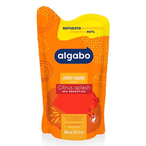 ALGABO JABON LIQUIDO CITRUS SPLASH (DOYPACK) *300 ML.