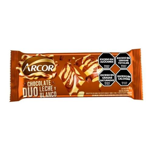 ARCOR TABLETA CHOCOLATE MARMOLADO *80 GR.