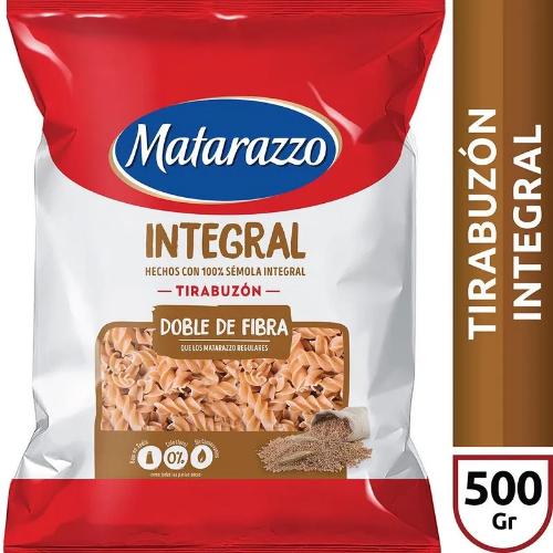 MATARAZZO FIDEO INTEGRAL TIRABUZON Nº28 *500 GR.