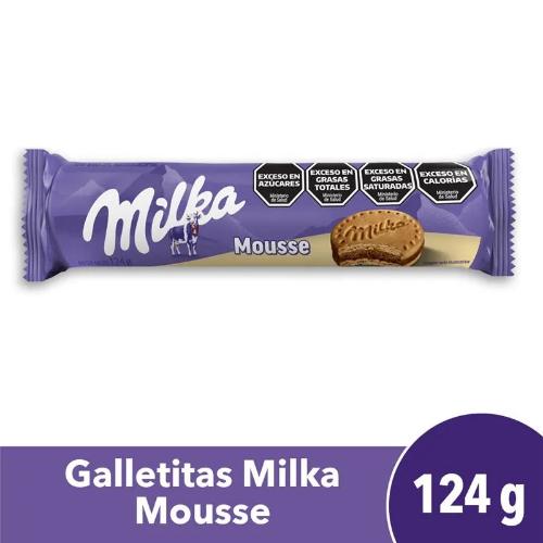 MILKA GALLETITAS MOUSSE VAINILLLA *124 GR.
