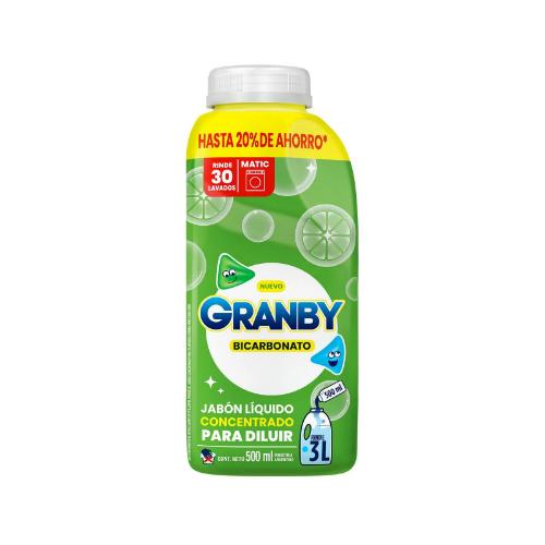 GRANBY PLUS LIQUIDO CONC P/DILL LIMON *500 ML.