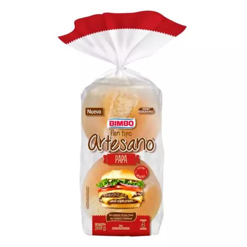 BIMBO PAN HAMBURGESA PAPA  (BOLSA) *240 GR.