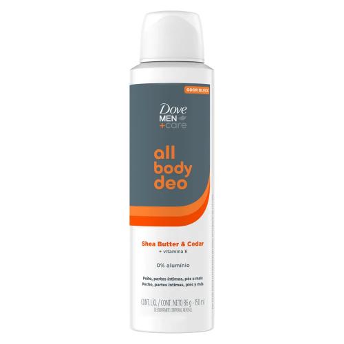 DOVE DESODORANTE MEN ALL BODY SHEA CEDAR *86 GR.