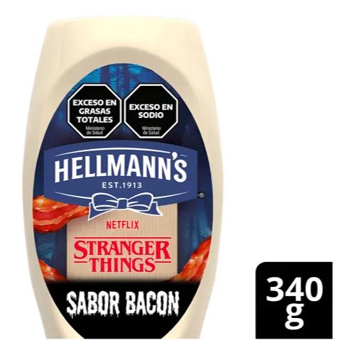 HELLMANNS ADEREZO BACON STRANGER THINGS *340 GR.