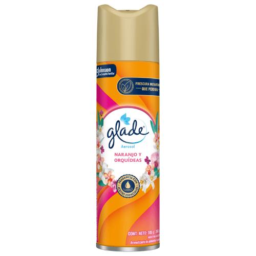 JOHNSON GLADE AEROSOL NARANJA Y ORQUIDEAS *360 CC.