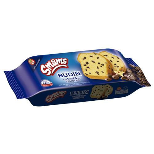 SMAMS BUDIN C/CHIPS CHOCOLATE SIN TACC *200 GR.