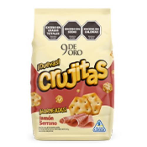 9 DE ORO CRUJITAS JAMON SERRANO *120 GR.