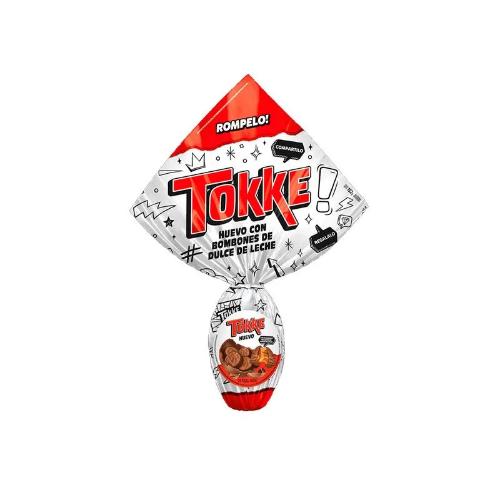 GEORGALOS HUEVO TOKKE RELLENO C/BOMBONES DE DULCE/LECHE *152 GR. UNI