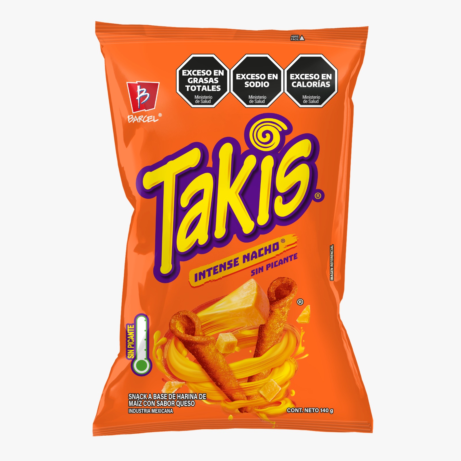 TAKIS INTENSE NACHO 16*140 GR BUL