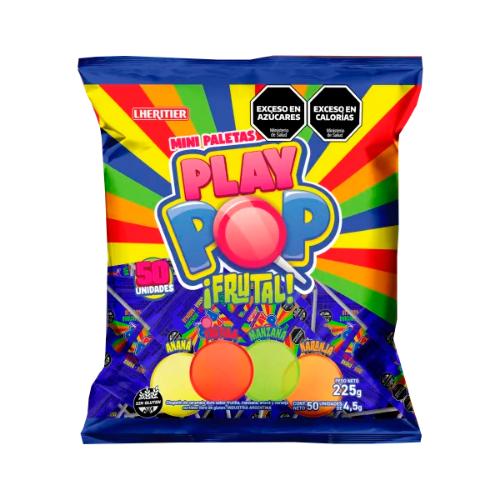 LHERITIER MINI PALETA PLAY POP FRUTAL *50 UN. UNI