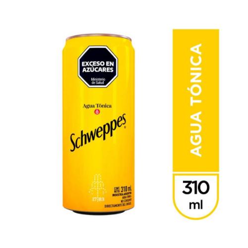 SCHWEPPES TONICA S/AZUCAR (LATA) *310 ML. UNI