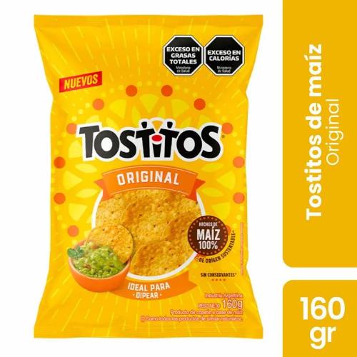 TOSTITOS ROUNDED SAL *160 GR. UNI