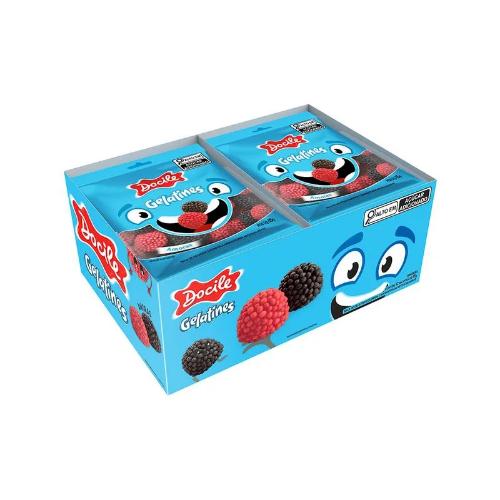 DOCILE GELATINES MINI MORA  12*15 GR. DIS