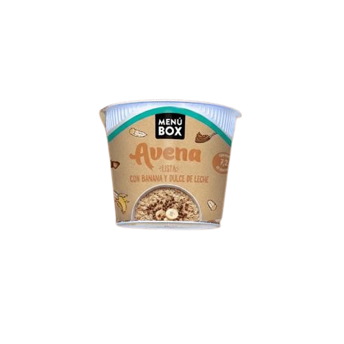 MENU BOX AVENA LISTA BANANA Y DULCE D/LECHE *64 GR. UNI