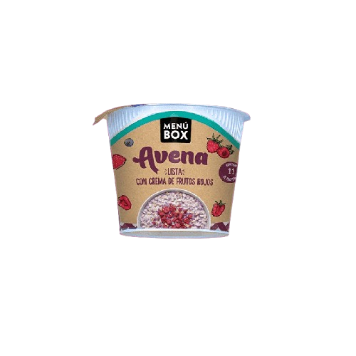 MENU BOX AVENA LISTA CREMA DE FRUTOS ROJOS  *64 GR. UNI
