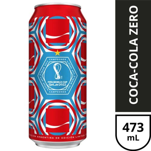 COCA COLA ZERO EDI.LIMITADA MUNDIAL *473 ML UNI