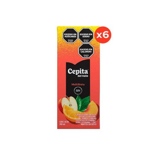 CEPITA MULTIFRUTA 6*200 CC. BUL