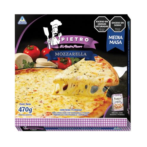 PIETRO PIZZA MOZZARELLA *470 GR. UNI