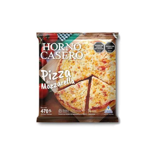 HORNO CASERO PIZZA MOZZARELLA *470 G UNI