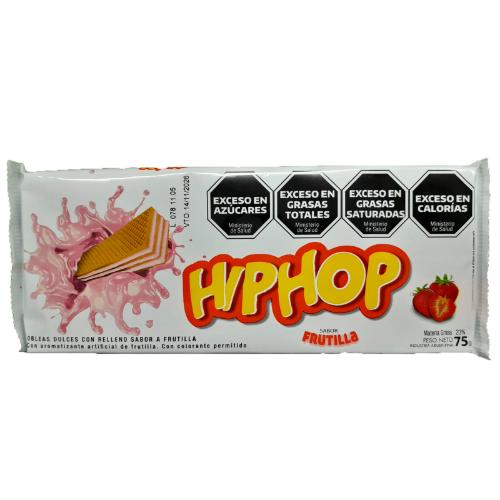 ZUPAY OBLEA HIP HOP FRUTILLA *75 GR. UNI