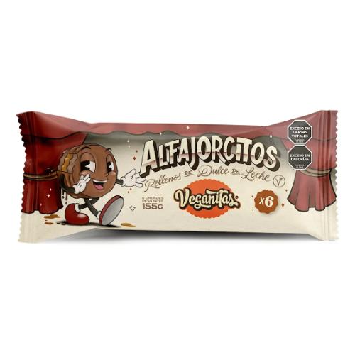 VEGANITAS MINI ALFAJORES DULCE D/ LECHE *155 GR. UNI
