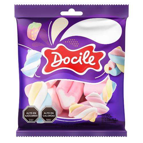 DOCILE MALVAVISCOS MAXMALLOWS CORAZON FRESA *150 GR. UNI