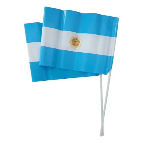 LOW COST BANDERA MUNDIAL ARGENTINA (DE MANO) 14X21 CM. UNI